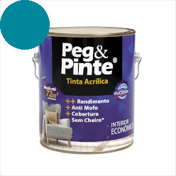 TINTA ACRÍLICA PEG E PINTE AZUL PROFUNDO 3,6L EUCATEX