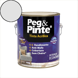 TINTA ACRÍLICA PEG E PINTE GELO 3,6L EUCATEX