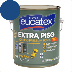 TINTA ACRÍLICA PISO 3,6L AZUL EUCATEX