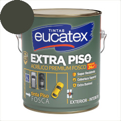 TINTA ACRÍLICA PISO 3,6L CINZA ESCURO EUCATEX